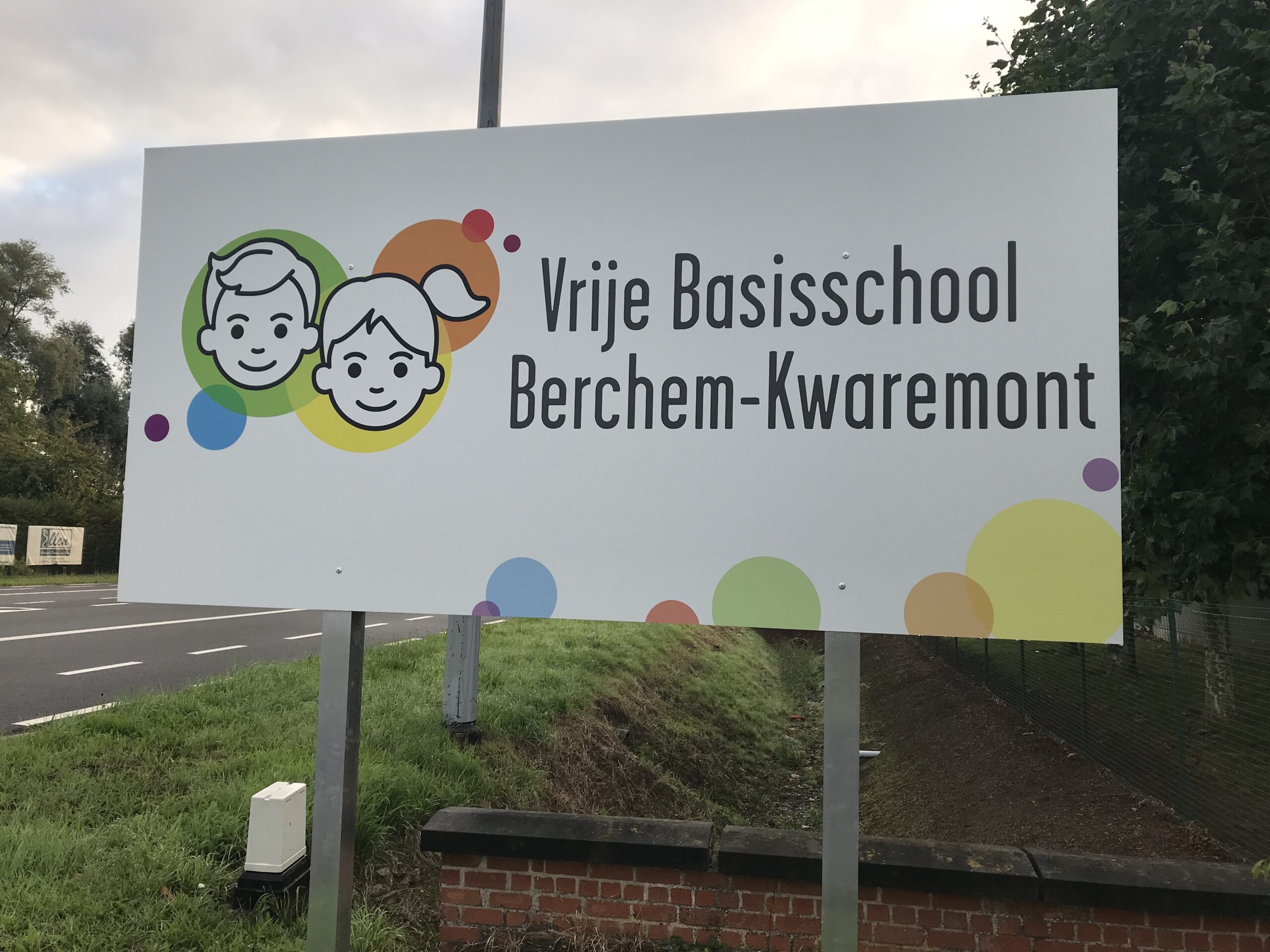 Straatpanelen Vrije Basisschool Berchem-Kluisbergen